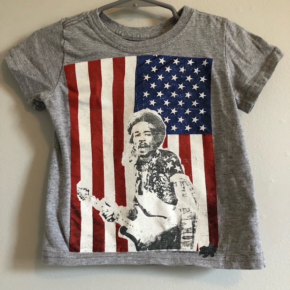 Jimi Hendrix T-shirt.